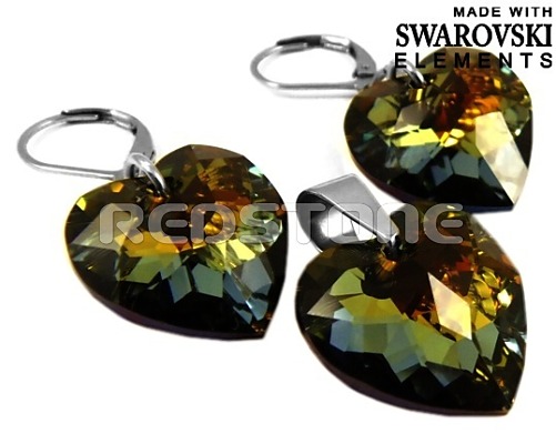 Sada Swarovski Elements RED8029